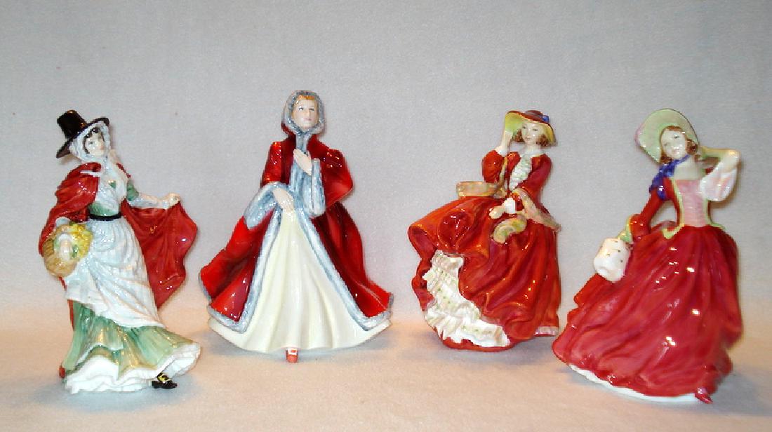 Four boxed Royal Doulton Ladies figurines (1 of 10)