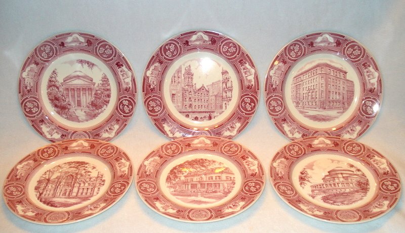 Twelve Wedgwood "NYU" Alumni Plates for 1932. (1 of 10)