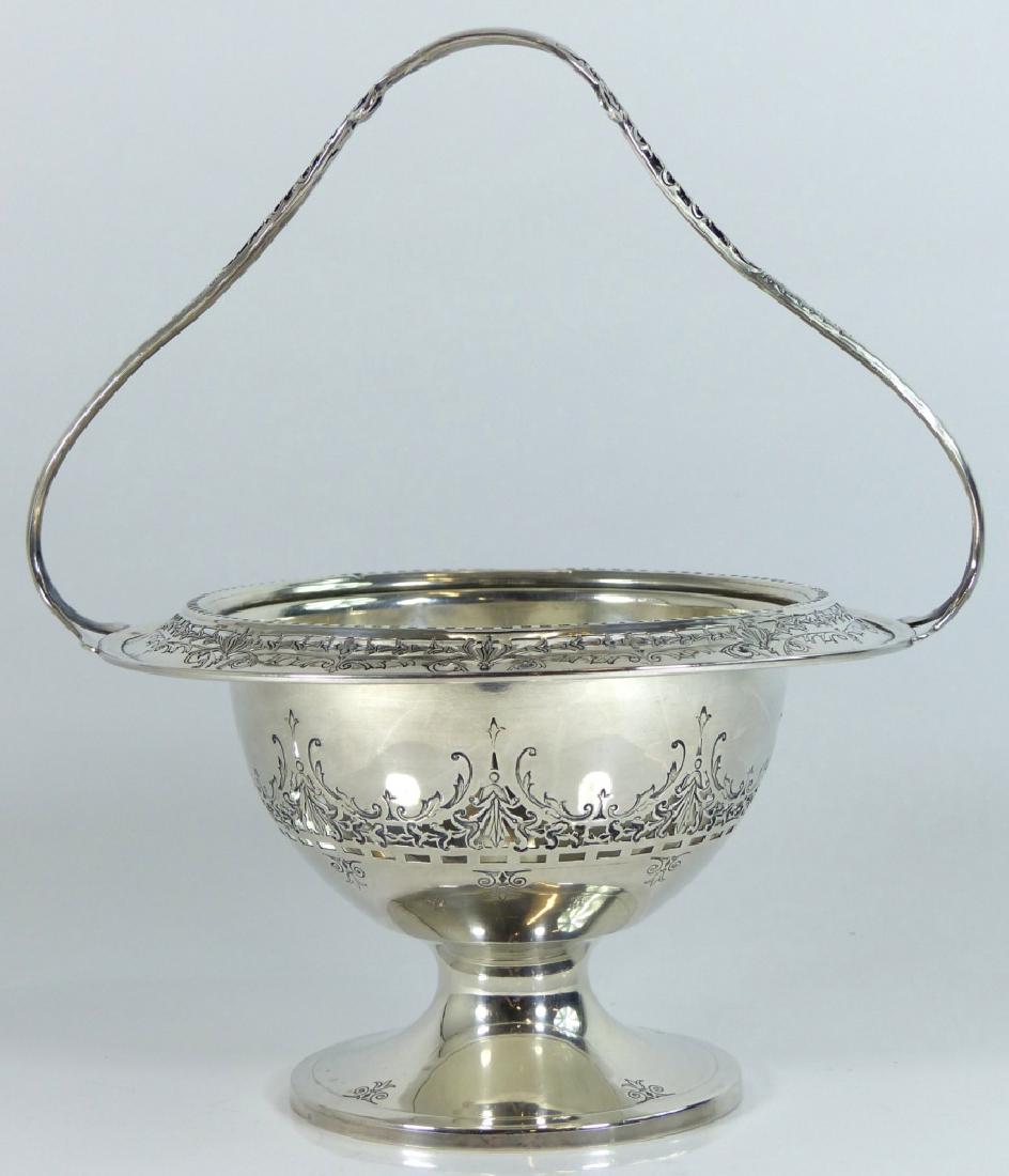 WILCOX & WAGONER STERLING SILVER OPENWORK BASKET (1 of 5)