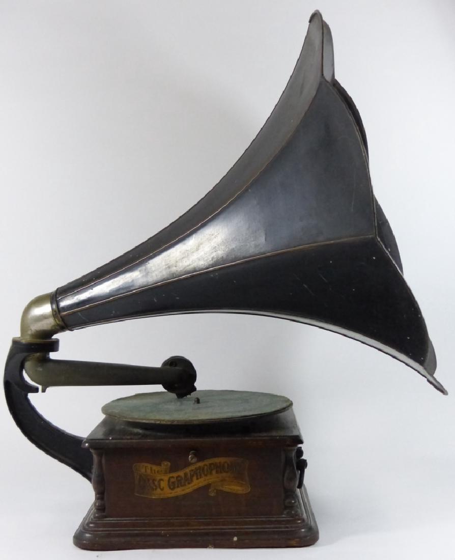 ANTIQUE COLUMBIA DISC GRAPHOPHONE (1 of 10)