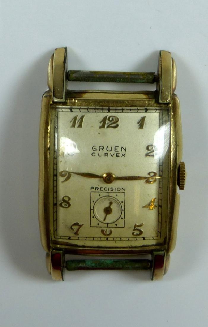 GRUEN CURVEX PRECISION VINTAGE MENS WATCH (1 of 7)