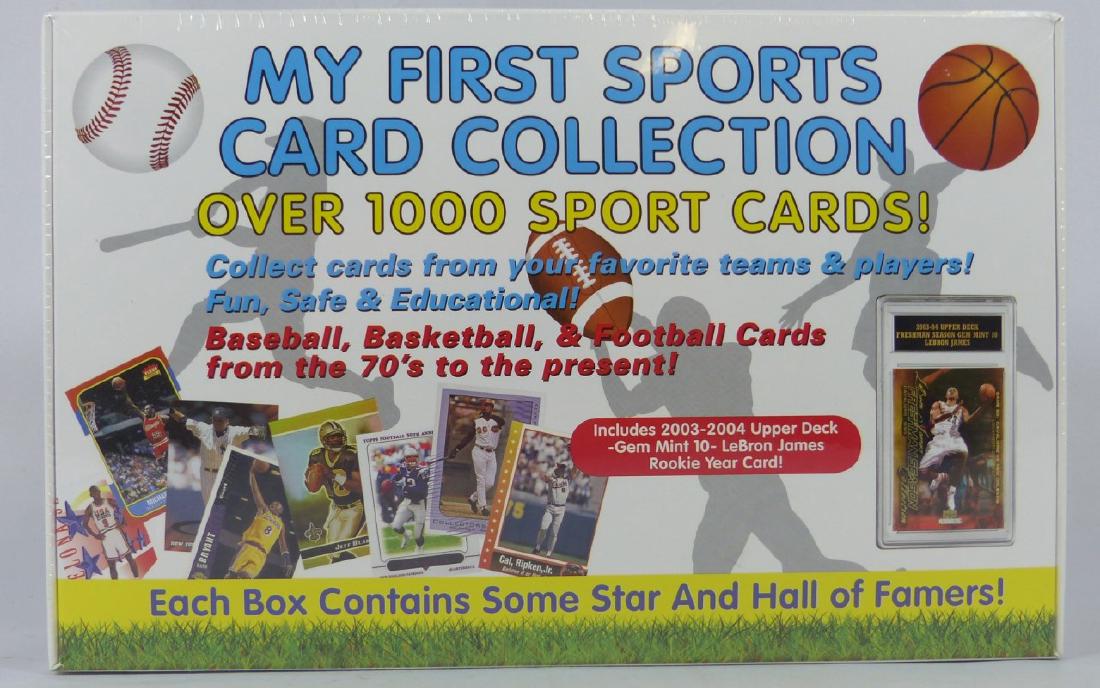 MY FIRST 1000 SPORTS CARD COLLECTION w LEBRON (1 of 4)