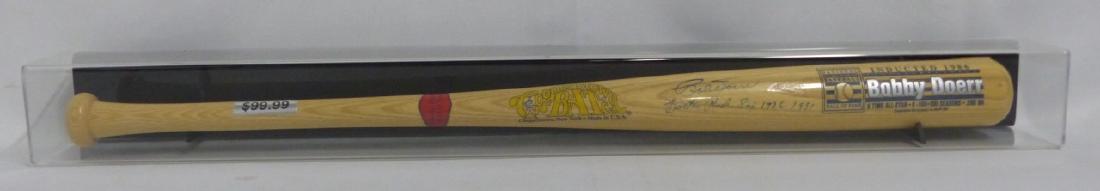 BOBBY DOERR SIGNED BAT w DISPLAY CASE (1 of 7)