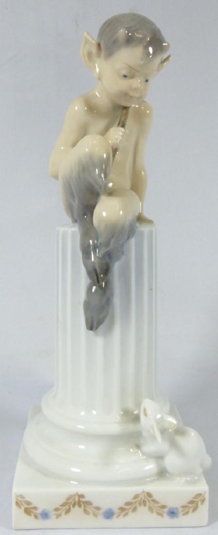 ROYAL COPENHAGEN FAUN w SQUIRREL PORCELAIN FIGURE (1 of 7)