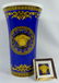 2pc ROSENTHAL VERSACE MEDUSA BLUE PORCELAIN - 5