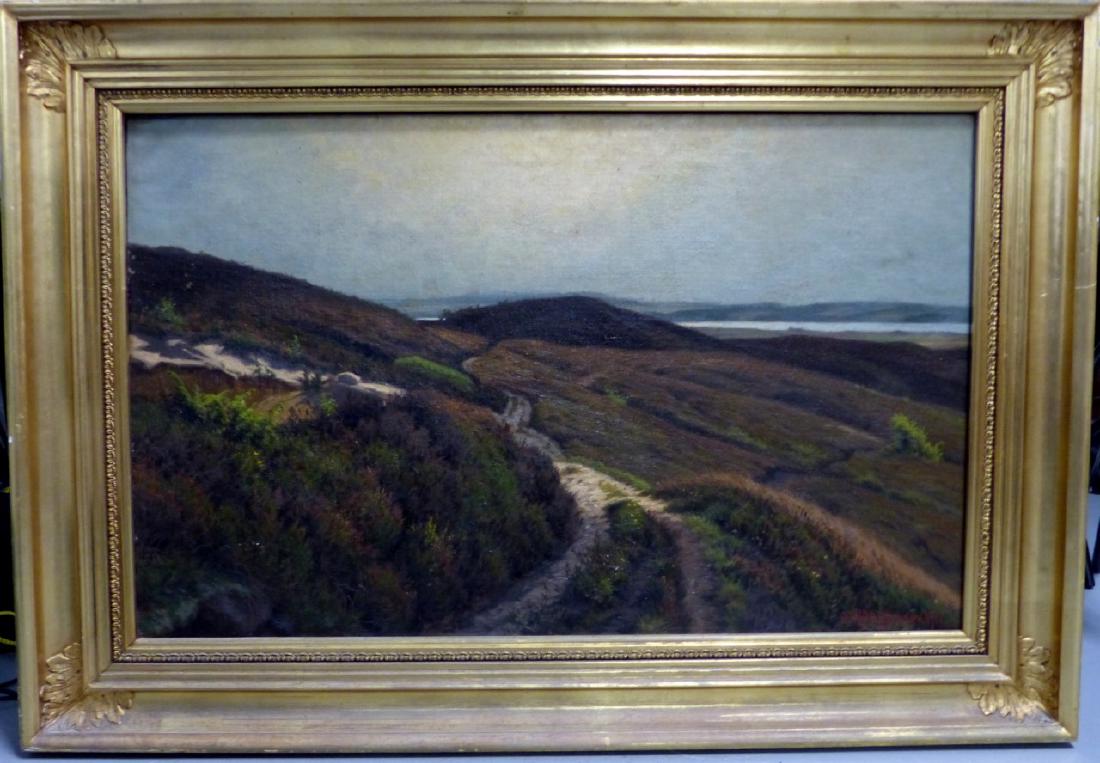 CARL MILTON JENSEN OIL PAINTING / CANVAS LANDSCAPE (1 of 4)