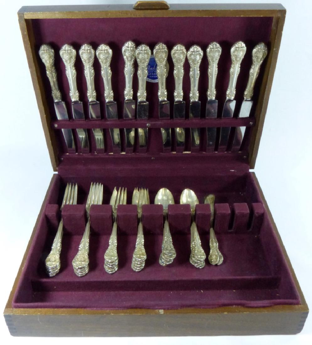 49pc GORHAM 'KING EDWARD' STERLING SILVER FLATWARE (1 of 3)