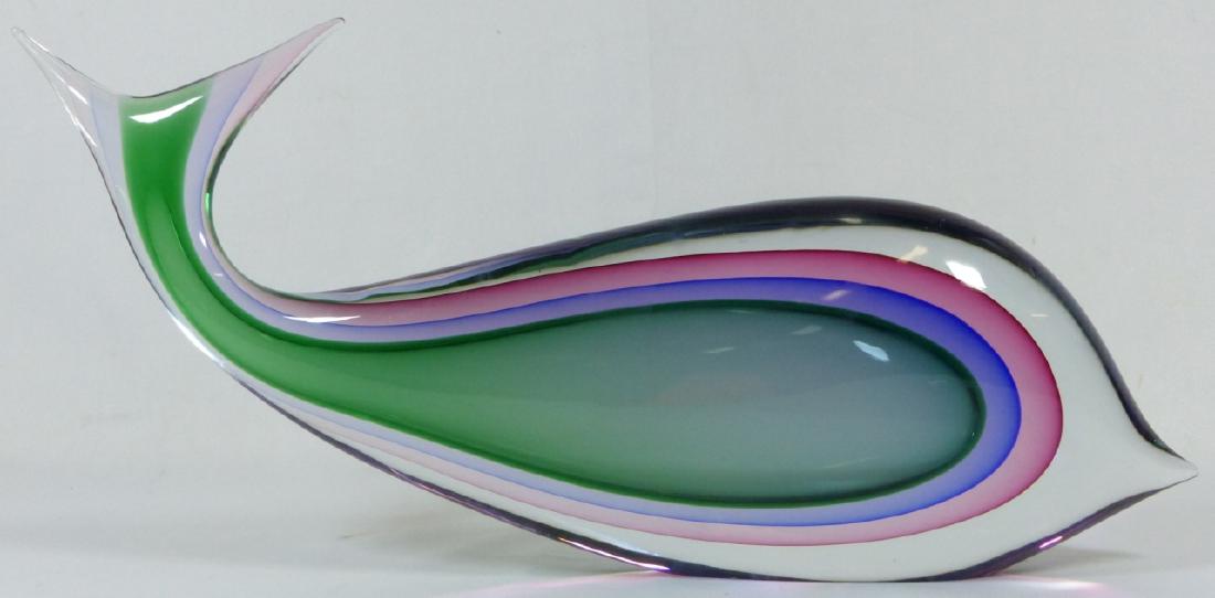 LUIGI ONESTO MURANO SOMMERSO ART GLASS FISH (1 of 5)