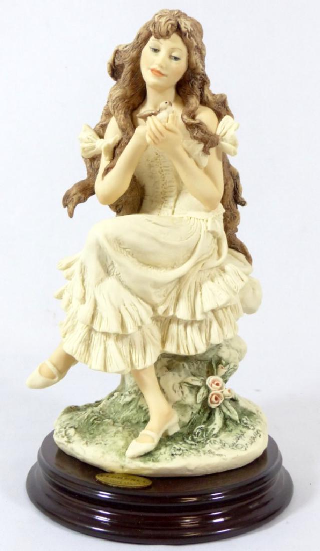 GIUSEPPE ARMANI 'FLEDGLING' PORCELAIN FIGURE w BOX (1 of 9)