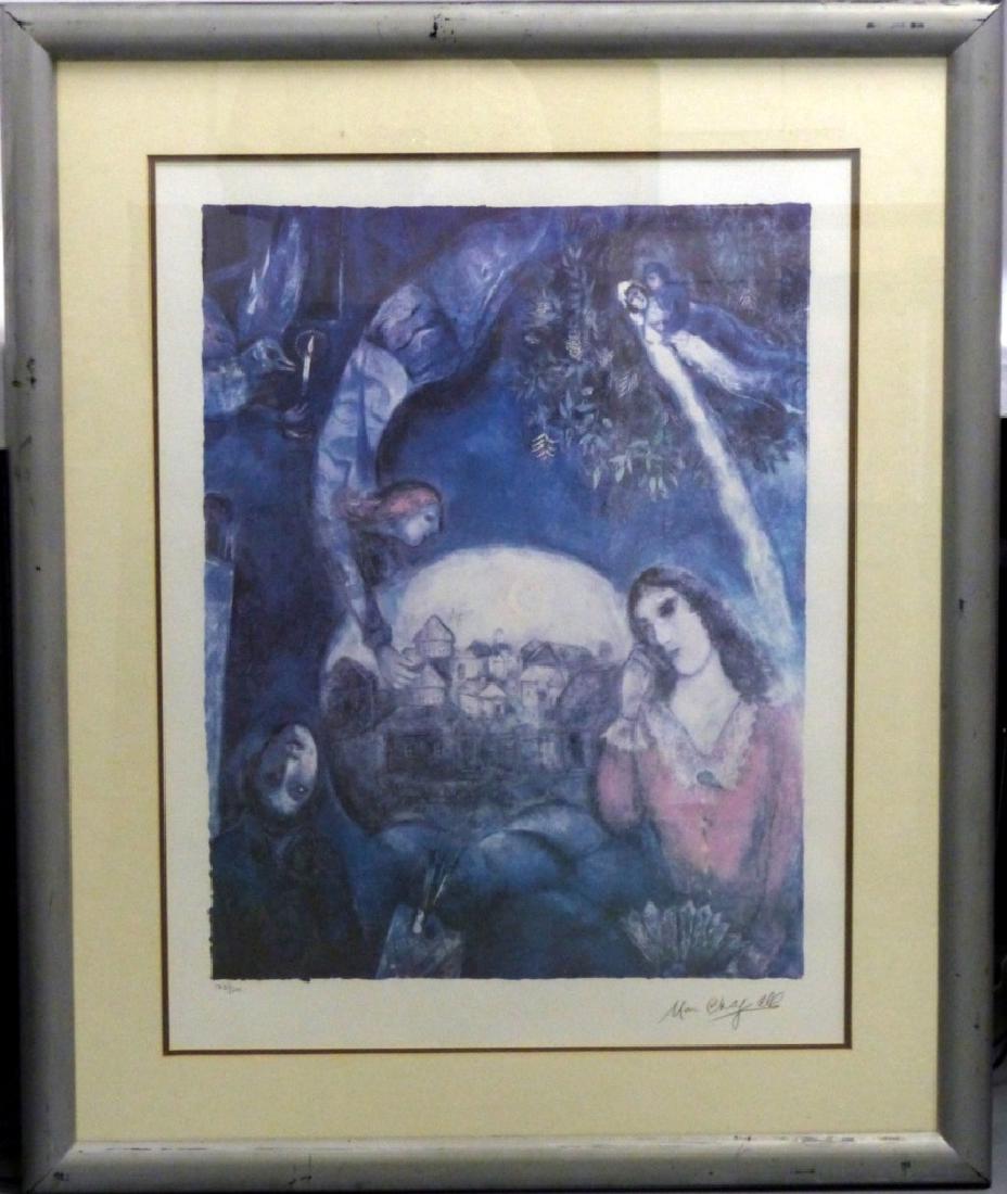 MARC CHAGALL LIMITED EDITION FACSIMILE LITHOGRAPH (1 of 5)