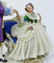 2pc DRESDEN GERMAN PORCELAIN FIGURAL SCENES LACE - 9