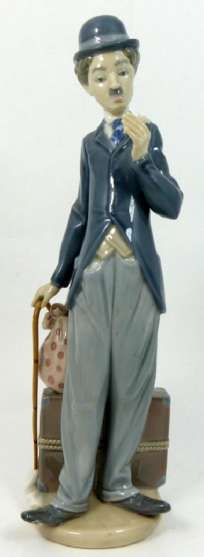 LLADRO 'CHARLIE THE TRAMP' PORCELAIN FIGURINE (1 of 7)