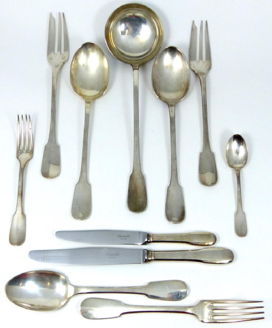 89pc CHRISTOFLE 'CLUNY' SILVERPLATE FLATWARE SET (1 of 6)