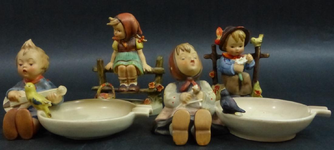 4pc GOEBEL HUMMEL PORCELAIN FIGURINES (1 of 9)