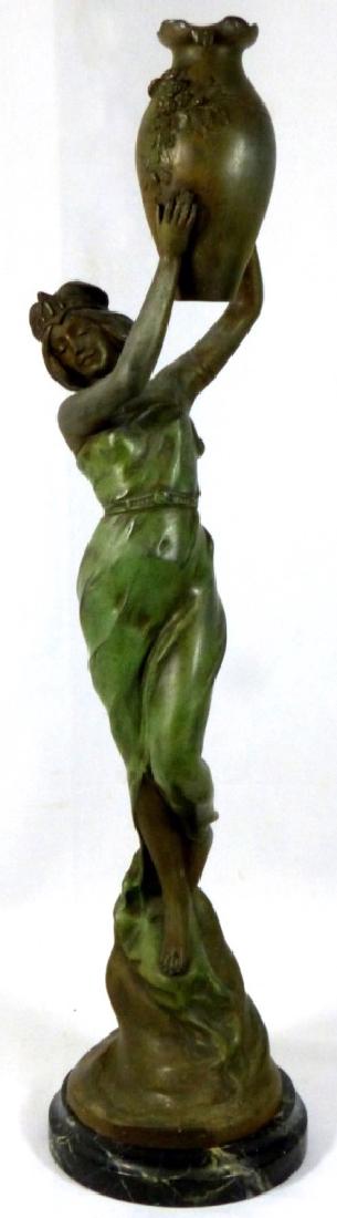 AFTER P PHILIPPE 'SYLPHIDE' FRENCH METAL SCULPTURE (1 of 10)