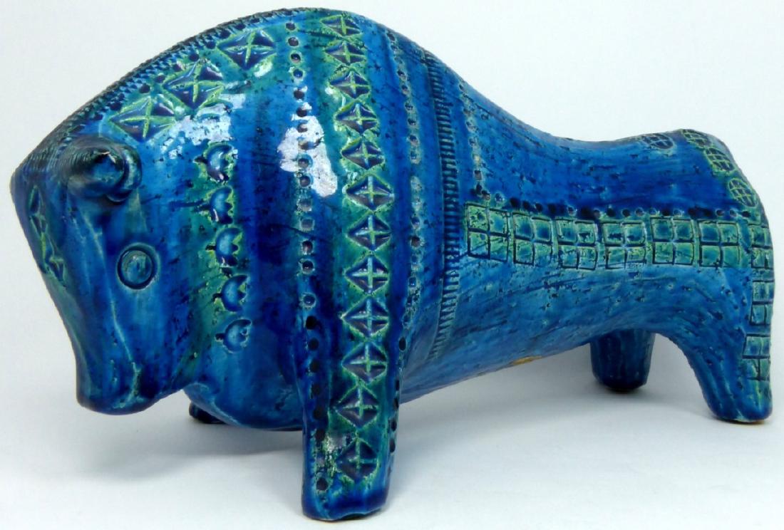 ALDO LONDI FOR BITOSSI RIMINI BLUE CERAMIC BULL (1 of 8)