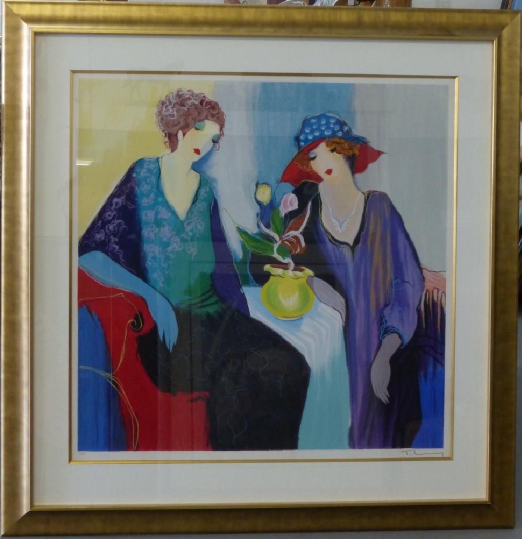 ITZCHAK TARKAY 'SEATED WOMEN' LITHOGRAPH (1 of 5)