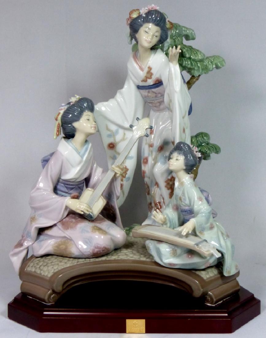 LLADRO 'ORIENTAL MUSIC' 1491 PORCELAIN FIGURE wBOX (1 of 8)