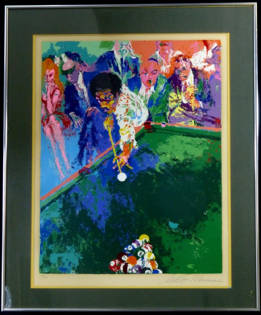 LEROY NEIMAN BLACK BREAK SERIGRAPH SIGNED 150/300 (1 of 7)