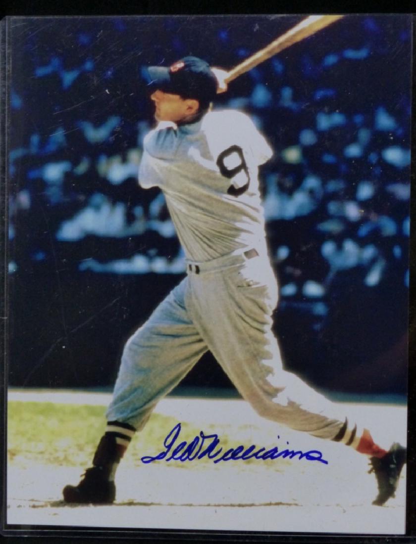 TED WILLIAMS BOSTON RED SOCKS AUTHOGRAPHED PHOTO (1 of 2)