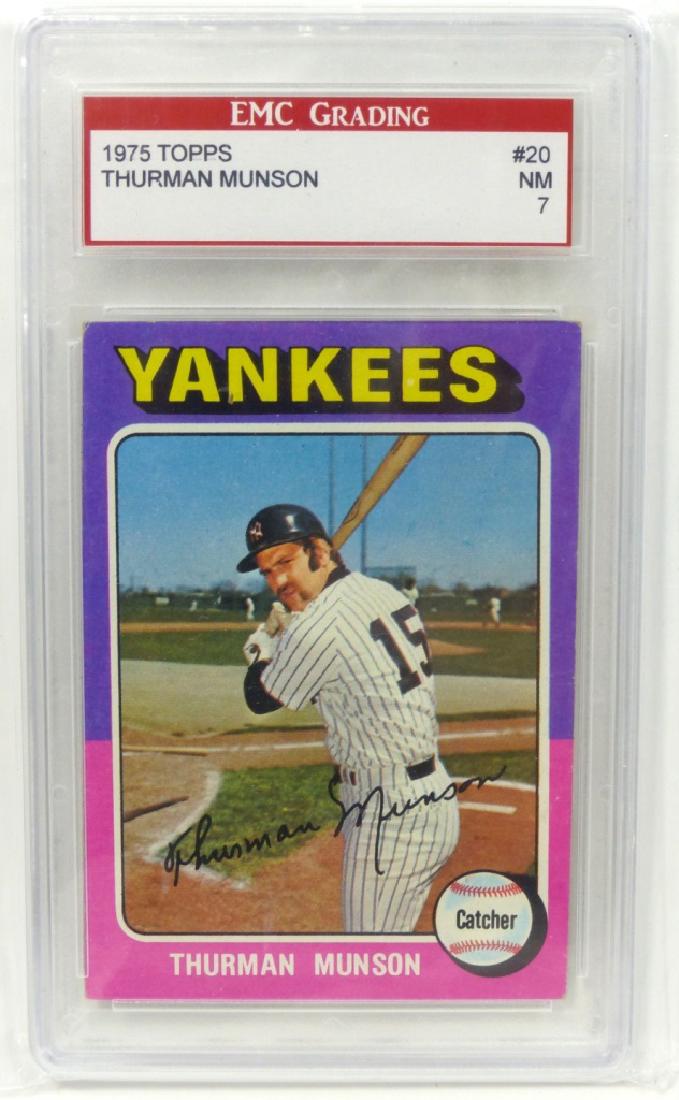 THURMAN MUNSON 1975 TOPPS BASEBALL CARD (1 of 2)