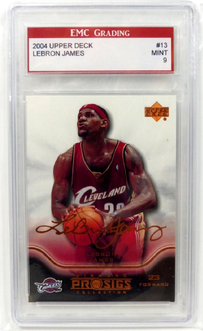 LEBRON JAMES 2004 UPPER DECK BASKETBALL CARD (1 of 2)