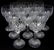 12pc BACCARAT MESSENA CRYSTAL WATER GOBLETS - 2
