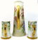 JEAN POYAT LIMOGES LARGE PORCELAIN PITCHER w MUGS - 3