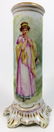 CARL THIEME PORCELAIN VASE w LADY - 5