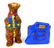 2pc LIMOGES PORCELAIN TRINKET BOXES BEAR & JEANS - 10