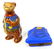 2pc LIMOGES PORCELAIN TRINKET BOXES BEAR & JEANS - 7