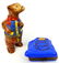 2pc LIMOGES PORCELAIN TRINKET BOXES BEAR & JEANS - 8