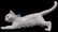 MEISSEN GERMAN PORCELAIN CAT FIGURINE - 2