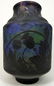 DAUM NANCY OPIUM POPPY PATE DE CRISTAL CAMEO VASE - 2