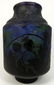 DAUM NANCY OPIUM POPPY PATE DE CRISTAL CAMEO VASE - 4
