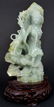 CHINESE CARVED JADE MAIDEN SCULPTURE - 2