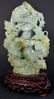 CHINESE CARVED JADE MAIDEN SCULPTURE - 3