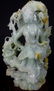 CHINESE CARVED JADE MAIDEN SCULPTURE - 6