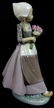 LLADRO DUTCH GIRL WITH TULIPS PORCELAIN FIGURINE - 2