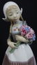 LLADRO DUTCH GIRL WITH TULIPS PORCELAIN FIGURINE - 6