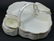 3pc COALPORT PORCELAIN STRAWBERRY SERVING TRAY - 2