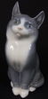 ROYAL COPENHAGEN PORCELAIN CAT FIGURINE - 5