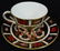 2pc ROYAL CROWN DERBY 'OLD IMARI' TEACUP & SAUCER - 2