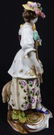 VOLKSTEDT PORCELAIN WOMAN w GOAT FIGURINE - 4