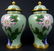 PR CHINESE CLOISONNE LIDDED URNS - 2