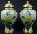 PR CHINESE CLOISONNE LIDDED URNS - 6