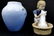 2pc BING & GRONDAHL PORCELAIN CAT FIGURINE & VASE - 3