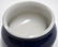 19th C CHINESE BLUE GLAZED PORCELAIN BRUSH WASHER - 2