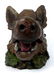 BRONZE BOAR HEAD INKWELL AFTER CHRISTOPHE FRATIN - 2