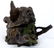 BRONZE BOAR HEAD INKWELL AFTER CHRISTOPHE FRATIN - 5